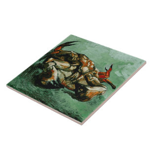 Crab on Its Back (F605)Van Gogh Fine Art Tile
