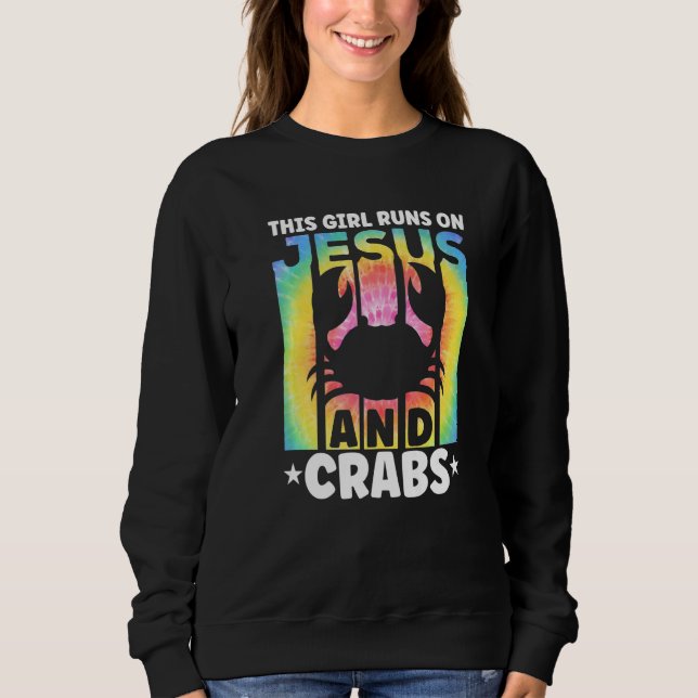 Crab Outfit for Crabs Lovers Apparel Women Girls P Sweatshirt (Front)