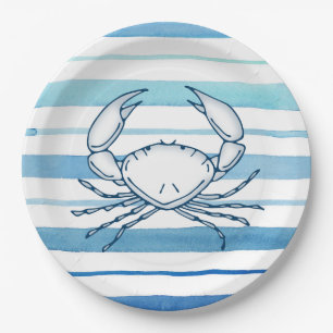 Crab Paper Plate
