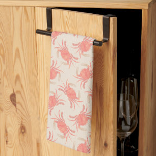 Crab - Peach Fuzz 2024 Tea Towel