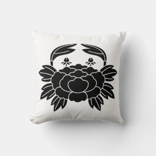 Crab Peony Cushion