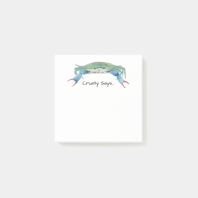 Crab Post-it Notes (Front)