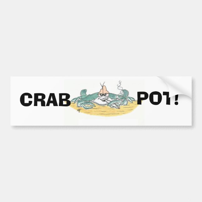 Crab Pot Bumber Sticker (Front)