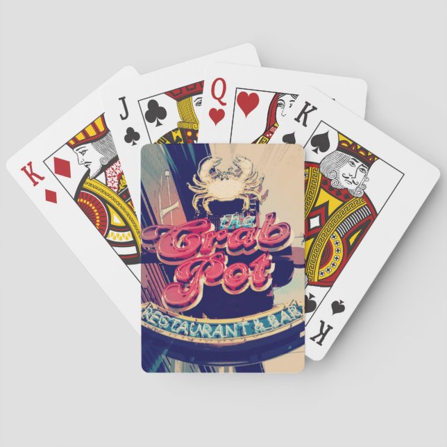 Crab Pot Restaurant Playing Cards (Back)