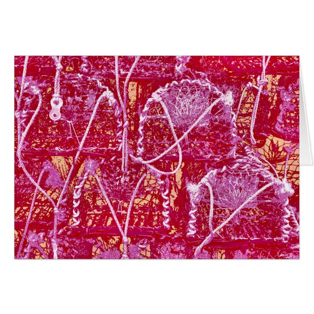 CRAB POTS ABSTRACT card (Front Horizontal)