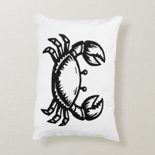 Crab print Pillow