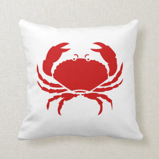 CRAB red pillow