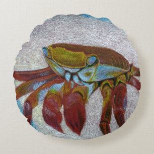 Crab Round Cushion