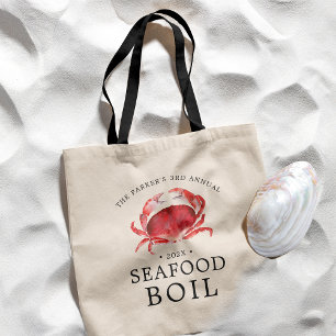 Crab/Seafood Boil Seafood Themed Party Tote Bag