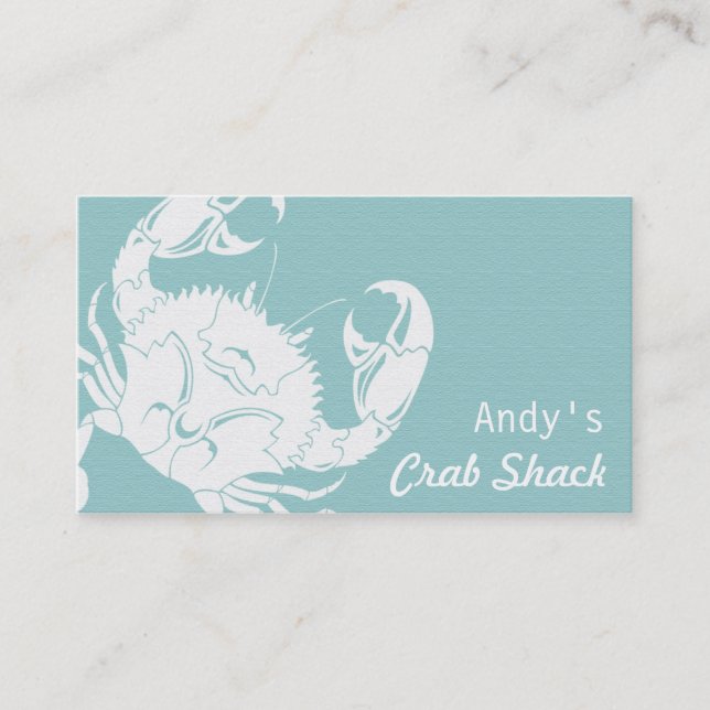 Crab Seafood Business Card (Front)