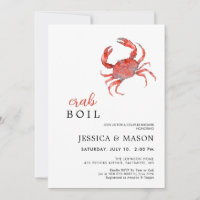 Crab Seafood Couples Bridal Shower