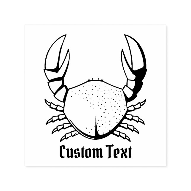 Crab Self-inking Stamp (Design)