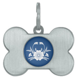 Crab-shaped cherry blossom (EDO) Pet ID Tag