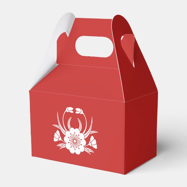 Crab-shaped cherry blossom favour box (Back Side)