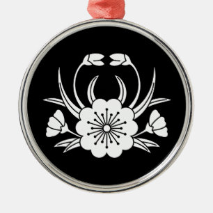Crab-shaped cherry blossom metal tree decoration