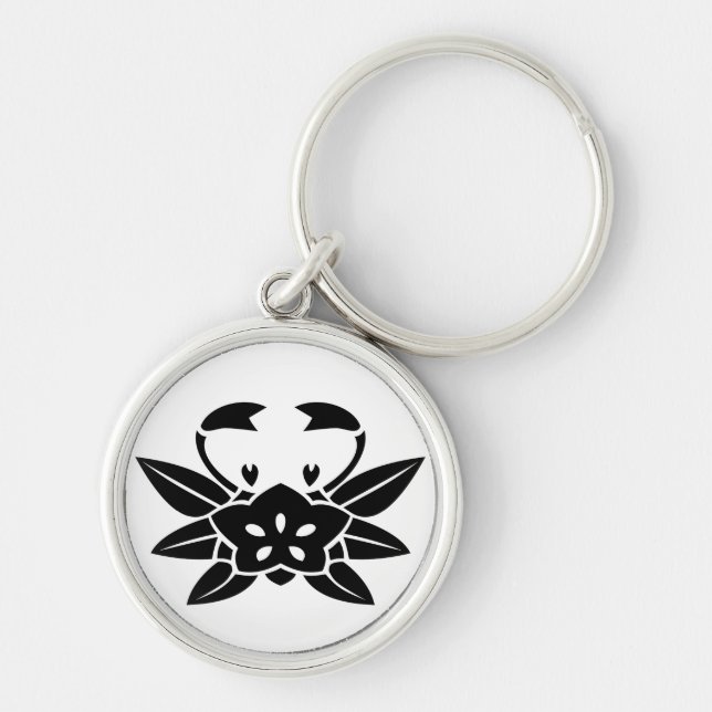 Crab-shaped gentian key ring (Front)