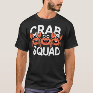 Crab Squad TShirt for Crab Lover Shirt Cool Crab
