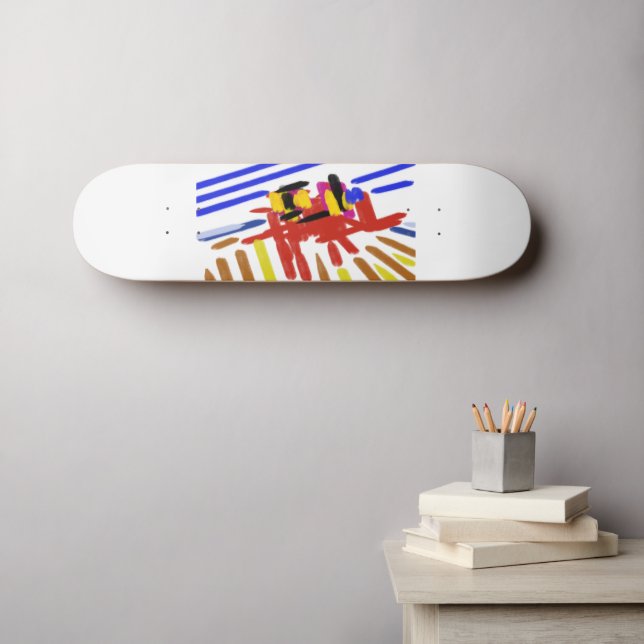 Crab  summer  skateboard (Wall Art (Horz))