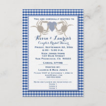 Crab Theme with Blue Gingham