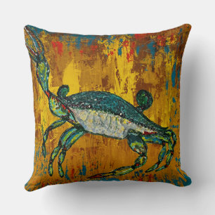 Crab Throw Pillow