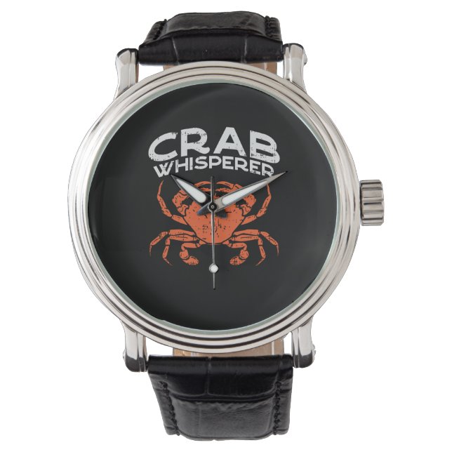 Crab Whisperer Vintage Crabbing Watch (Front)