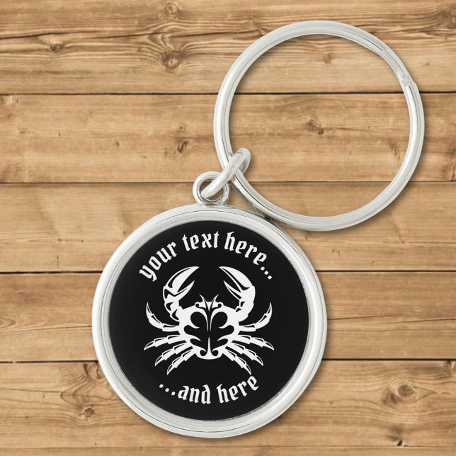 Crab White Key Ring (Creator Uploaded)