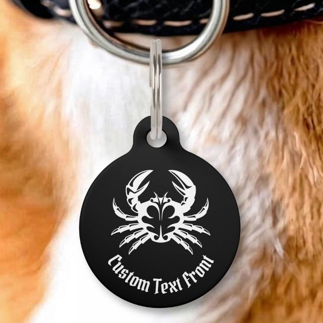 Crab White Pet Tag (Creator Uploaded)