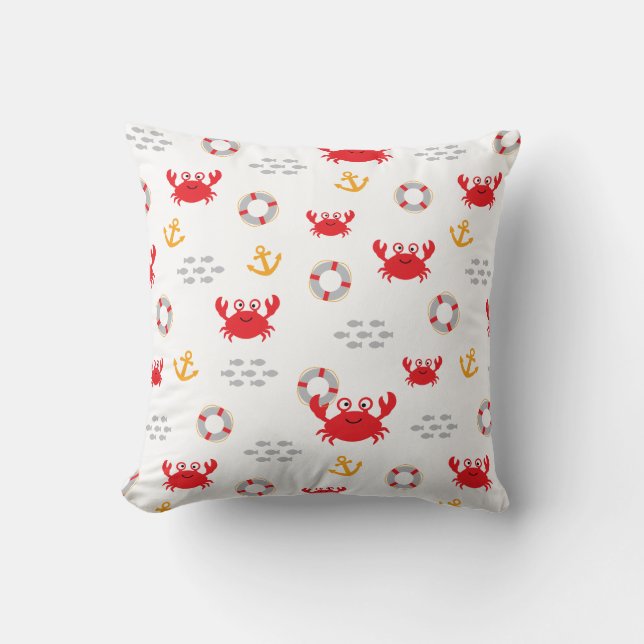 Crab with Lifebuoy Cushion (Front)