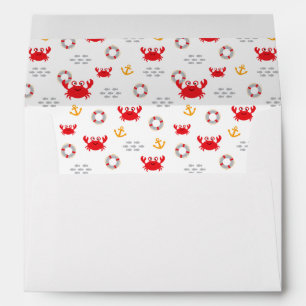 Crab with Lifebuoy Envelope