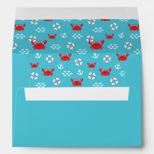 Crab with Lifebuoy Envelope