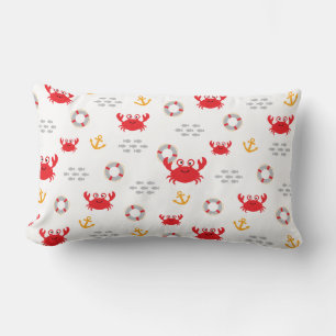 Crab with Lifebuoy Lumbar Cushion