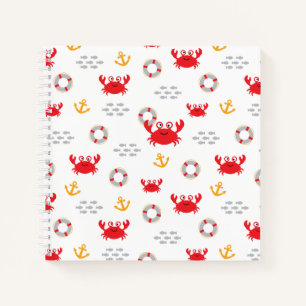 Crab with Lifebuoy Notebook