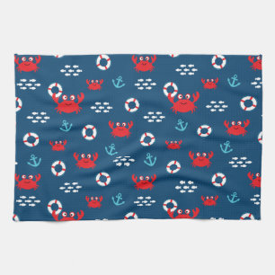 Crab with Lifebuoy Tea Towel