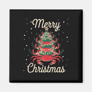 Crab Xmas Tree Crab Christmas Tree Magnet