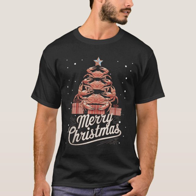 Crab Xmas Tree Crab Christmas Tree Tank Top3  (Front)