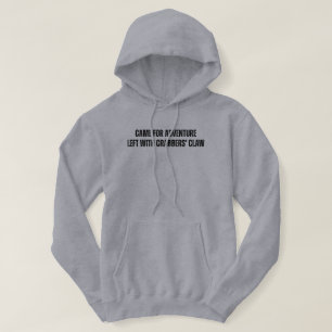 Crabbers Claw Funny Fishing Hoodie