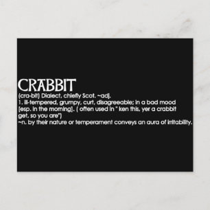 Crabbit Postcard