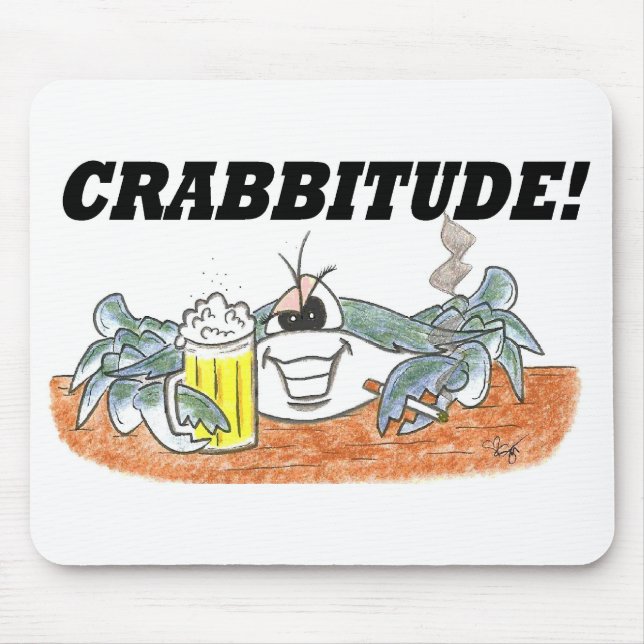 CRABBITUDE Mousepad (Front)