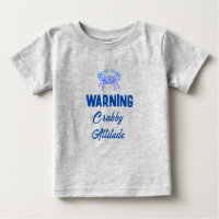 Crabby attitude - funny Baby T-Shirt