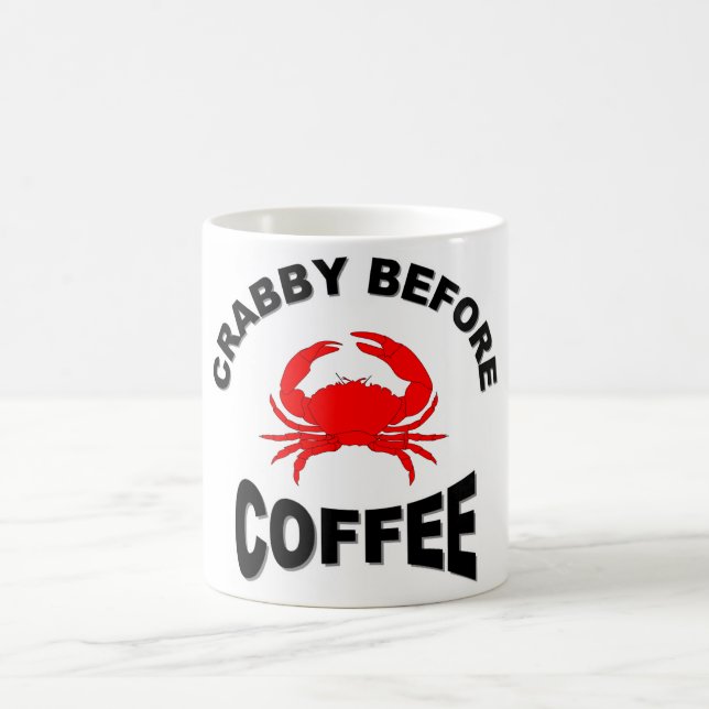 Crabby Before Coffee Mug (Center)