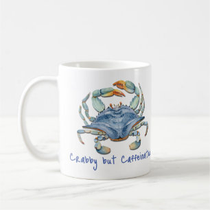Crabby but Caffeinated Coffee Mug