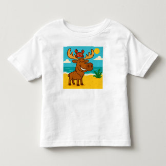 Crabby but Cute – Silly Moose & Crab Summer Tee