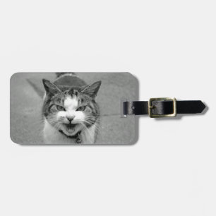 Crabby Cat Luggage Tag