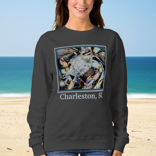 Crabby Crab Charleston South Carolina T-Shirt Sweatshirt (Creator Uploaded)