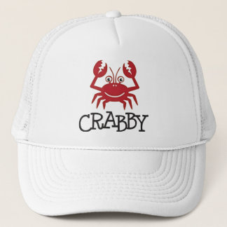 crabby crab gifts and apparel trucker hat