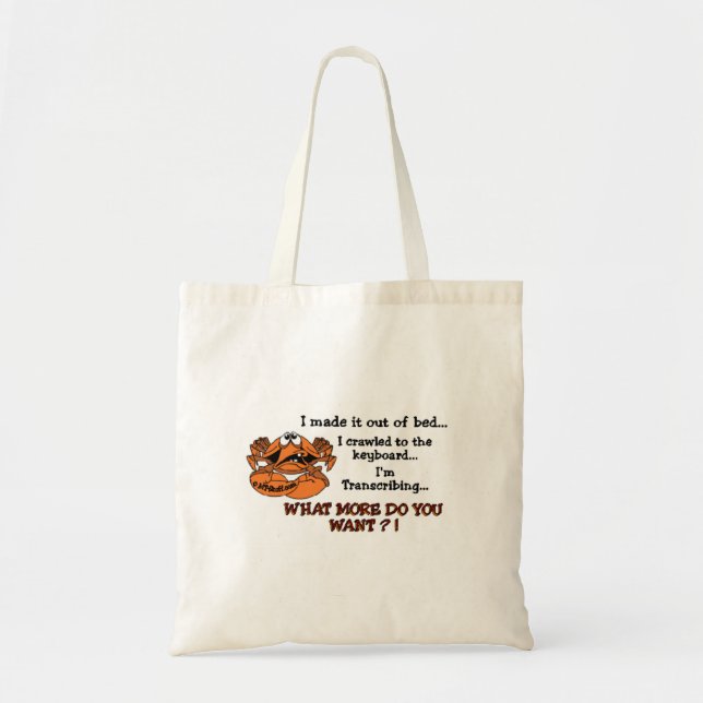 Crabby MT Tote Bag (Front)