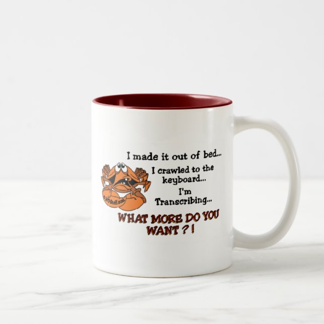 Crabby MT Two-Tone Coffee Mug (Right)