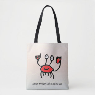 Crabe Confiant – Sac Fourre-tout du Quotidien Tote Bag