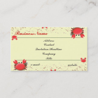 Crabs Business Card