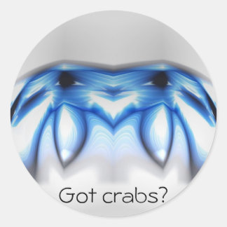 Crabs Classic Round Sticker